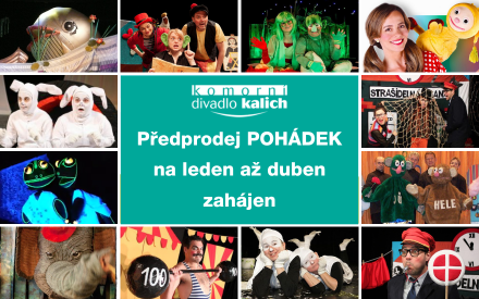 Předprodej pohádek na leden - duben 2026 zahájen